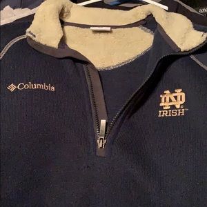 Men’s Columbia Notre Dame pull over
